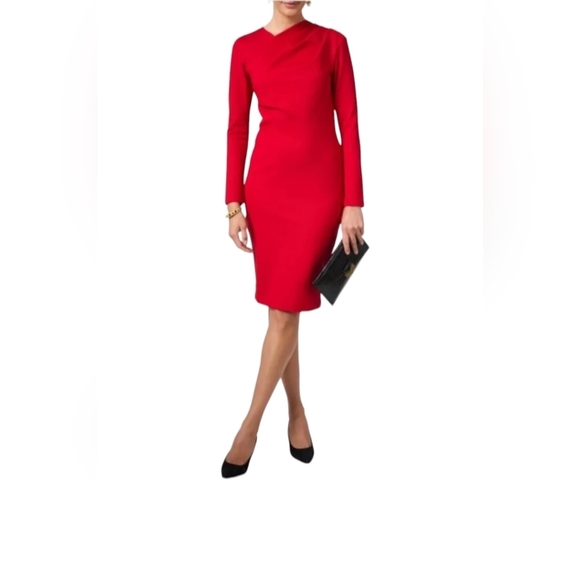 Chloe Kristyn Dresses & Skirts - NWT $348 Chloe Kristyn Ponte Knit Bianca Red Dress Stretchy Women Size 2X